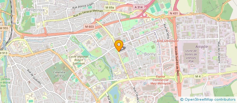 localisation de l'entreprise MONSIEUR JEAN PAUL SORRY  METZ