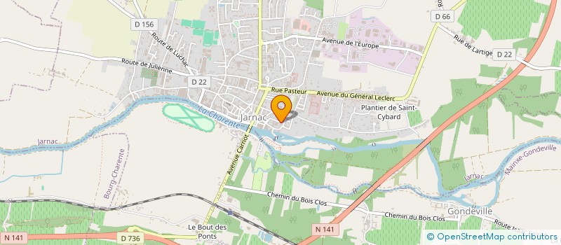 localisation de l'entreprise MONSIEUR JEAN-PAUL SOURBE à JARNAC