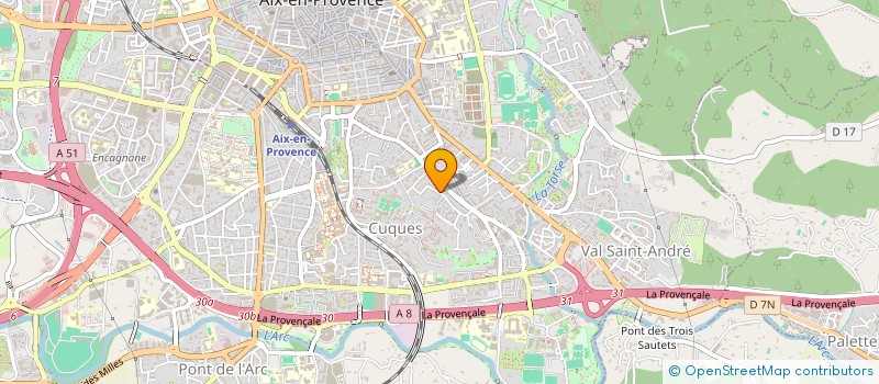 localisation de l'entreprise MONSIEUR JEAN-PAUL SPIELDENNER  AIX-EN-PROVENCE