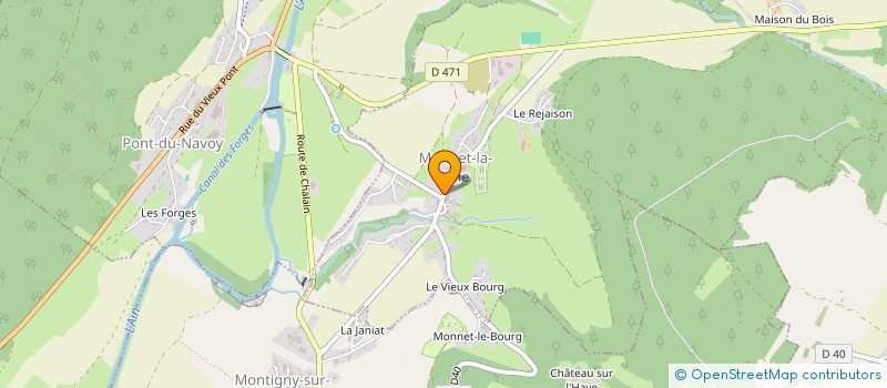 localisation de l'entreprise MONSIEUR JEAN-PAUL SPILMANN  MONNET-LA-VILLE