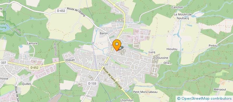 localisation de l'entreprise MONSIEUR JEAN PAUL TARASCON  TOSSE