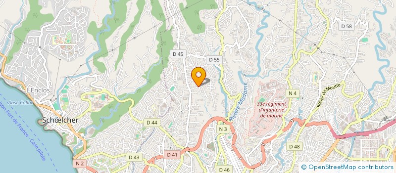 localisation de l'entreprise MONSIEUR JEAN-PAUL TERNOISE  FORT-DE-FRANCE