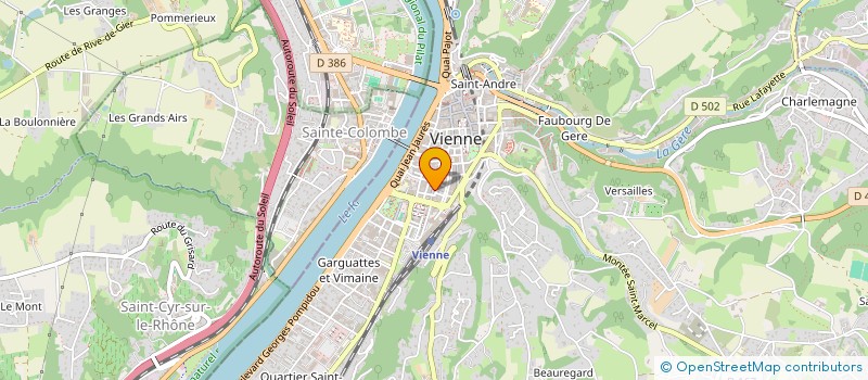 localisation de l'entreprise MONSIEUR JEAN-PAUL TERPAT à VIENNE