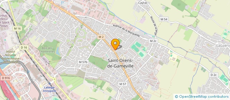 localisation de l'entreprise MONSIEUR JEAN-PAUL TERRET  SAINT-ORENS-DE-GAMEVILLE