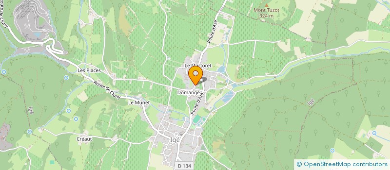 localisation de l'entreprise MONSIEUR JEAN-PAUL THEVENET  IGE