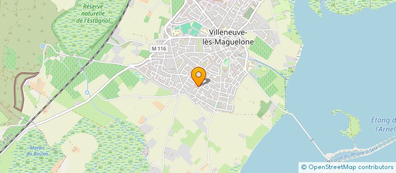 localisation de l'entreprise MONSIEUR JEAN-PAUL THURET  VILLENEUVE-LES-MAGUELONE