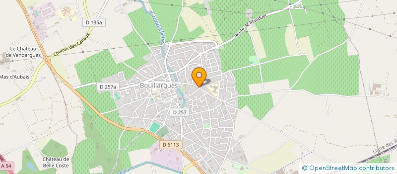 localisation de l'entreprise MONSIEUR JEAN-PAUL TROCCON à BOUILLARGUES