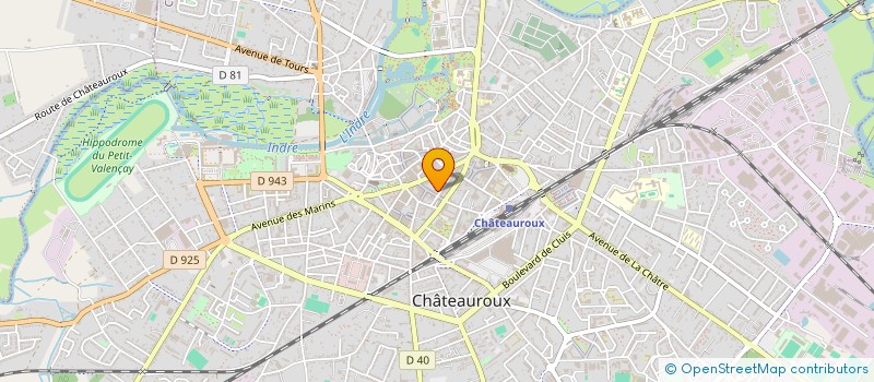 localisation de l'entreprise MONSIEUR JEAN-PAUL TROCHET à CHATEAUROUX