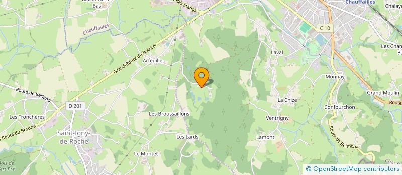 localisation de l'entreprise MONSIEUR JEAN PAUL TRONCY  MUSSY-SOUS-DUN