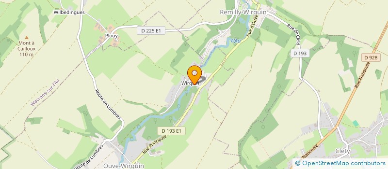 localisation de l'entreprise MONSIEUR JEAN PAUL VALLARD  SETQUES