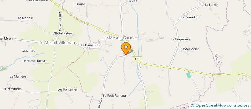 localisation de l'entreprise MONSIEUR JEAN PAUL VATTIER  LE MESNIL-GARNIER