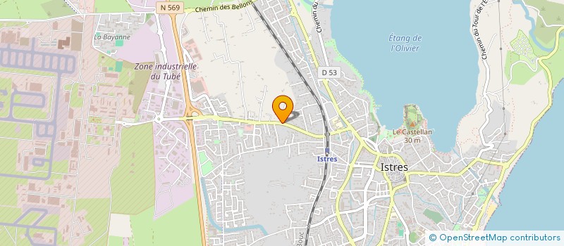 localisation de l'entreprise MONSIEUR JEAN PAUL VERGER  ISTRES