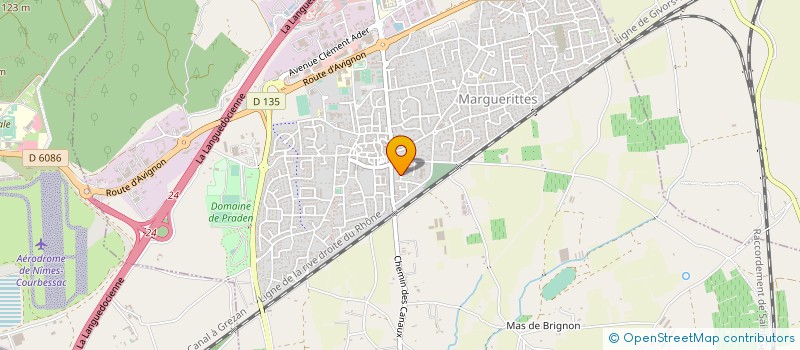 localisation de l'entreprise MONSIEUR JEAN-PAUL VIEILLARD  MARGUERITTES