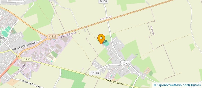 localisation de l'entreprise MONSIEUR JEAN-PAUL VILLAIN  GREGES