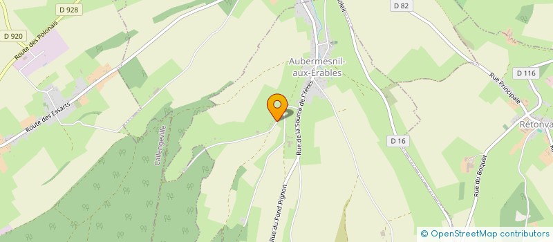 localisation de l'entreprise MONSIEUR JEAN-PAUL WALET  AUBERMESNIL-AUX-ERABLES