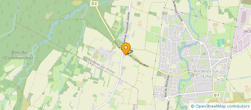 localisation de l'entreprise MONSIEUR JEAN PAUL ZIEGLER  BORDERES-SUR-L'ECHEZ