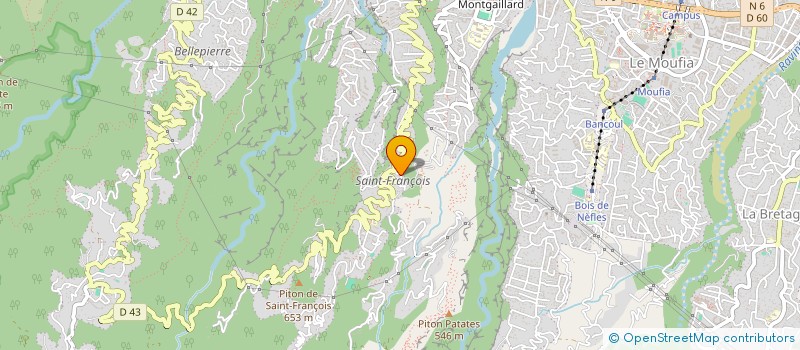 localisation de l'entreprise MONSIEUR JEAN PAULA  SAINT-DENIS