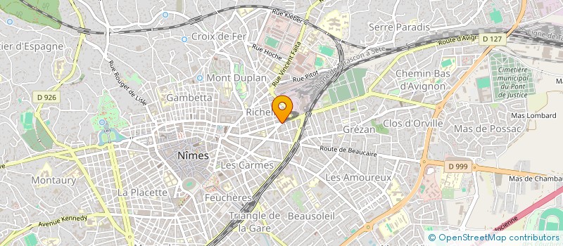 localisation de l'entreprise MONSIEUR JEAN PAULET à NIMES
