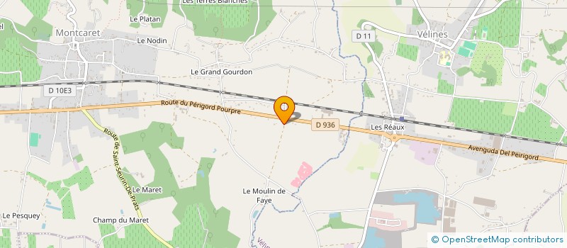 localisation de l'entreprise MONSIEUR JEAN PAULIAC  MONTCARET