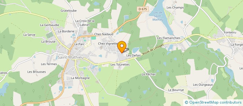 localisation de l'entreprise MONSIEUR JEAN PAULIAT  SAINT-MATHIEU