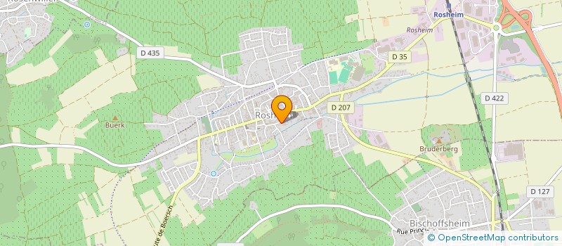 localisation de l'entreprise MONSIEUR JEAN PAULIN  ROSHEIM