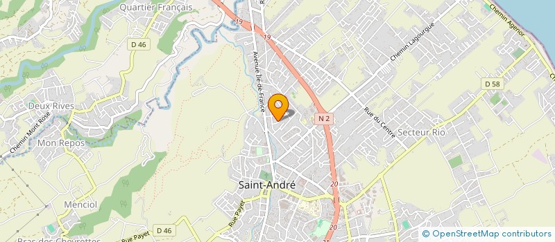 localisation de l'entreprise MONSIEUR JEAN PAULIN  SAINT-ANDRE