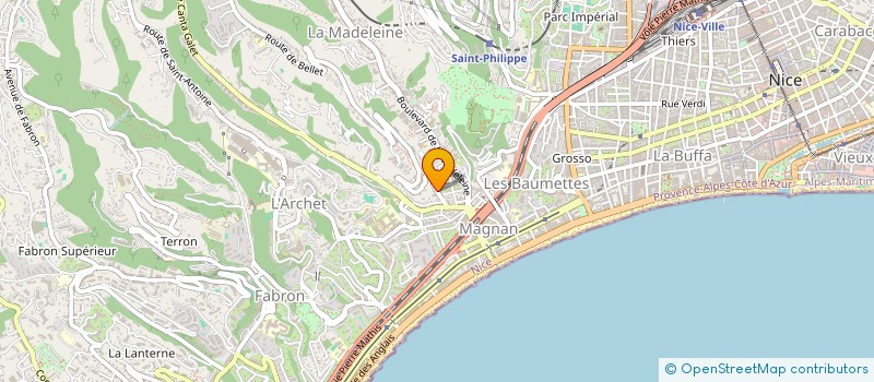 localisation de l'entreprise MONSIEUR JEAN PAULIN à NICE