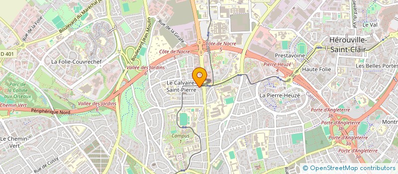 localisation de l'entreprise MONSIEUR JEAN PAUMIER à CAEN