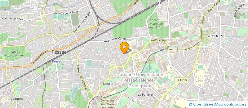 localisation de l'entreprise MONSIEUR JEAN PAUQUET  PESSAC