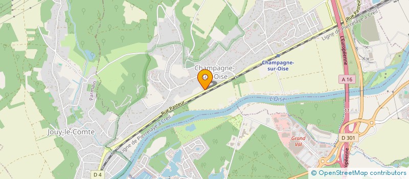 localisation de l'entreprise MONSIEUR JEAN PAURESTIL  CHAMPAGNE-SUR-OISE