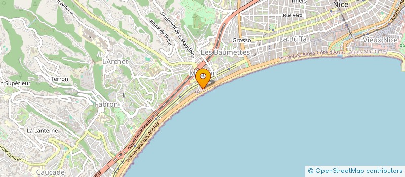 localisation de l'entreprise MONSIEUR JEAN PAVIS D'ESCURAC à NICE
