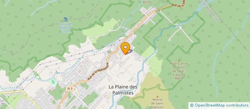 localisation de l'entreprise MONSIEUR JEAN PAYET  LA PLAINE-DES-PALMISTES