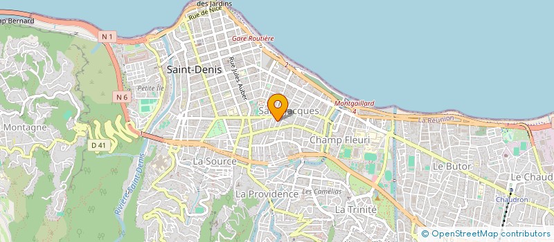 localisation de l'entreprise MONSIEUR JEAN PAYET  SAINT-DENIS