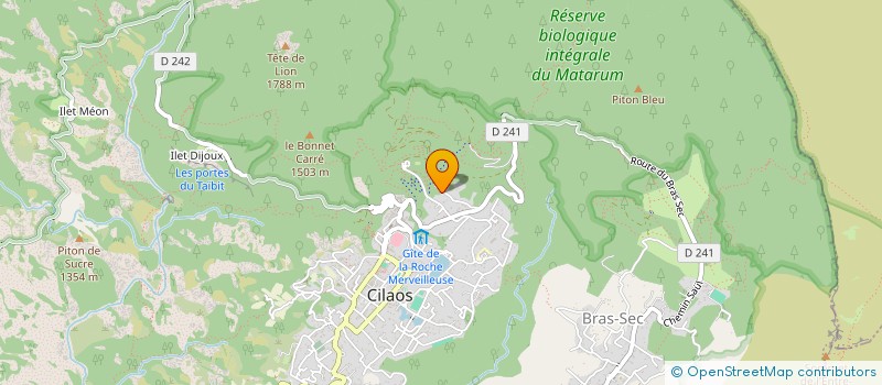 localisation de l'entreprise MONSIEUR JEAN PAYET à CILAOS