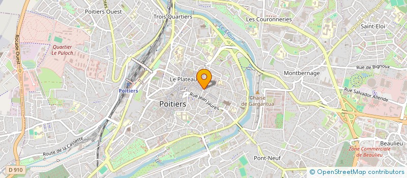 localisation de l'entreprise MONSIEUR JEAN PAYET  POITIERS