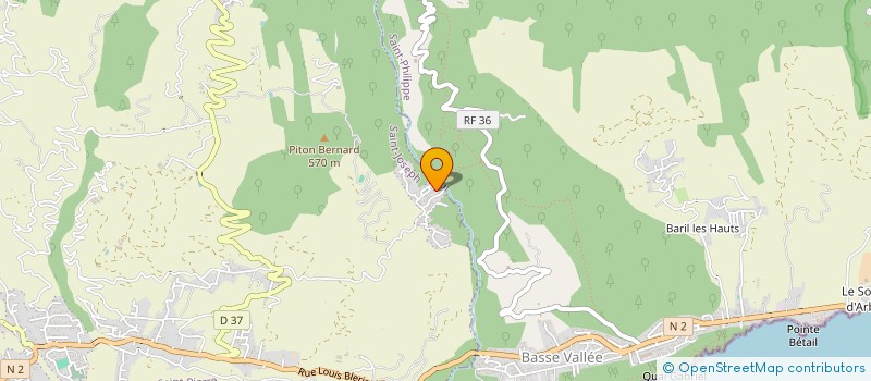 localisation de l'entreprise MONSIEUR JEAN PAYET  SAINT-JOSEPH