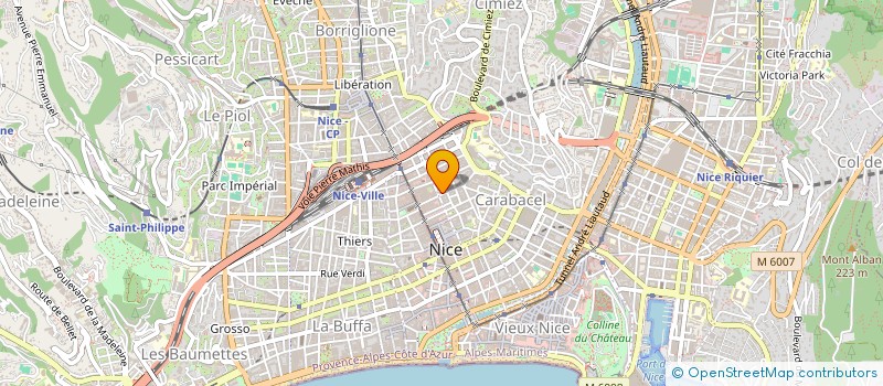 localisation de l'entreprise MONSIEUR JEAN PAZZANO  NICE