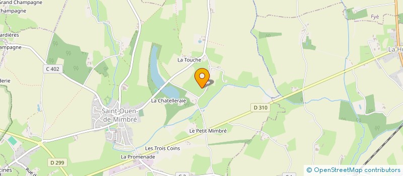 localisation de l'entreprise MONSIEUR JEAN PEAN  SAINT OUEN DE MIMBRE