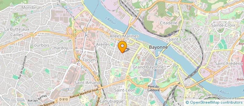 localisation de l'entreprise MONSIEUR JEAN PEANT à BAYONNE
