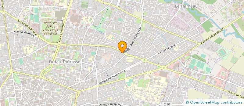 localisation de l'entreprise MONSIEUR JEAN PEBOSCQ-LAHON à PAU