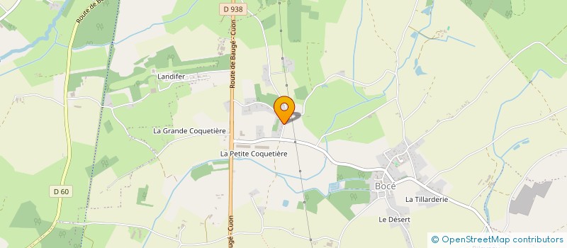 localisation de l'entreprise MONSIEUR JEAN PECCOT  BAUGE-EN-ANJOU