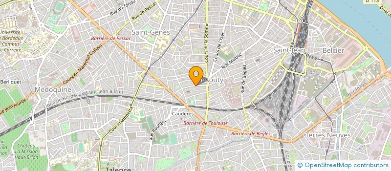 localisation de l'entreprise MONSIEUR JEAN PECHAYRAND à BORDEAUX