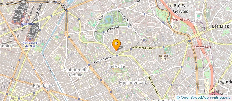 localisation de l'entreprise MONSIEUR JEAN PECHBERTY  PARIS