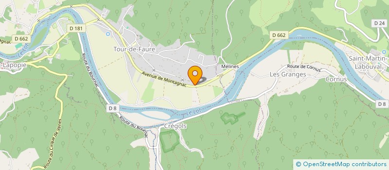 localisation de l'entreprise MONSIEUR JEAN PECHBERTY-DOLS  TOUR-DE-FAURE