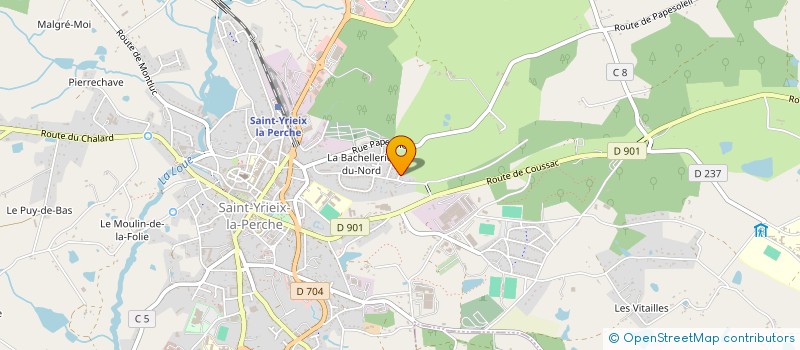 localisation de l'entreprise MONSIEUR JEAN PECOUT à SAINT-YRIEIX-LA-PERCHE