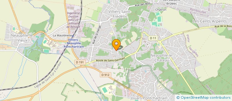 localisation de l'entreprise MONSIEUR JEAN PEDEAU  VILLIERS-SAINT-FREDERIC