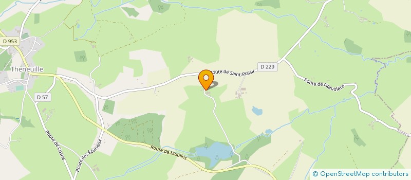 localisation de l'entreprise MONSIEUR JEAN PEGAND  THENEUILLE