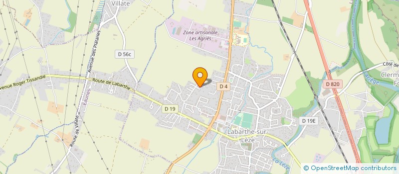 localisation de l'entreprise MONSIEUR JEAN PEICHOT à LABARTHE-SUR-LEZE