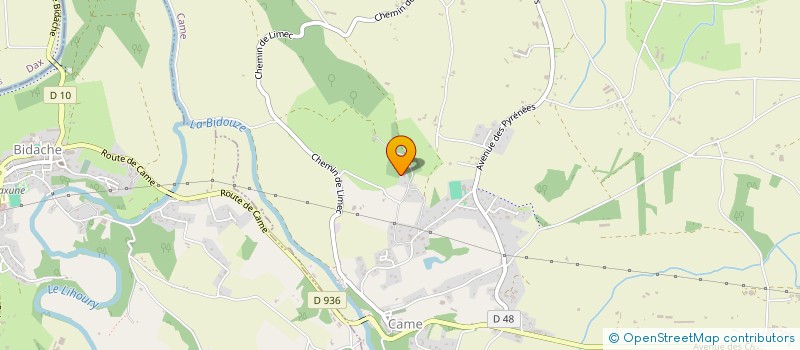 localisation de l'entreprise MONSIEUR JEAN PEIGNEGUY  BARDOS