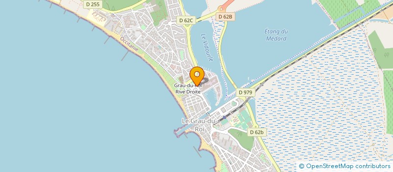 localisation de l'entreprise MONSIEUR JEAN PELATAN  LE GRAU-DU-ROI